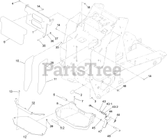 Toro 22328 HD (TX 1000) - Toro Dingo Wide Track Compact Utility Loader (SN: 414000000 - 999999999) Platform Assembly