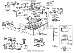 Briggs & Stratton 92908-0744-XX - Briggs & Stratton Vertical Engine Carburetor and Fuel Tank Assy.