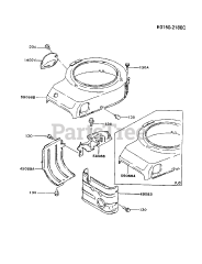 Kawasaki FB460V-DS14 - Kawasaki Engine COOLING-EQUIPMENT