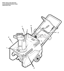 Husqvarna 521 SSE (621502x37NA) - Husqvarna 21" Snow Blower (2006-11) Decals Group