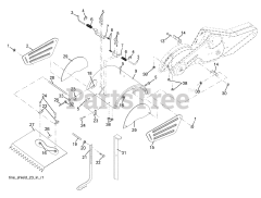 Husqvarna DRT 900 (960930008-03) - Husqvarna Rear-Tine Tiller (2009-04) Tine Shield