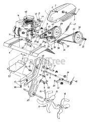 MTD 70578 (213-390-033) - MTD Tiller (1993) (Ace Hardware)