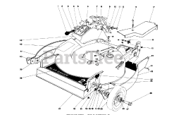 Toro 20710 - Toro 53cm Walk-Behind Mower (SN: 001000001 - 001999999) (1981) Housing Assembly