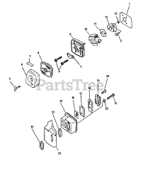 Echo HC-2000 - Echo Hedge Trimmer (Type 1E) Intake, Exhaust, Air Filter