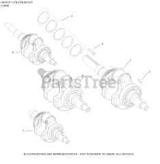 Kohler CH440-3264 - Kohler Command PRO Engine, Basic Version, 14hp, 10.5kW 01 CrankShaft