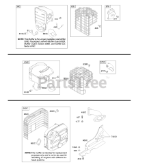 Briggs & Stratton 204312-1105-E9 - Briggs & Stratton Horizontal Engine Exhaust System