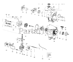 Poulan Pro PP 35 - Poulan Pro String Trimmer Engine Assembly