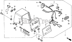 Honda EZ1400 A (EZEY) - Honda Generator, Made in Japan (SN: EZEY-1000001 - EZEY-9999999) CONTROL BOX