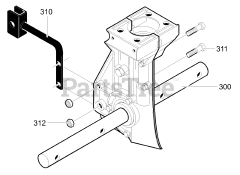 Murray 11052x4C - Murray Cultivator (2001) Transmission Assembly