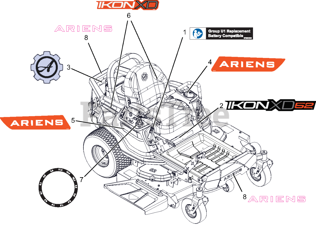 Ariens 915335 - Ariens Ikon-XD 52