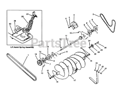Toro 79261 - Toro 42" Snow Thrower Attachment (SN: 039000001 - 039999999) (1993)