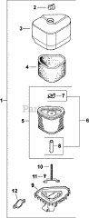 Kohler CV14-14106 - Kohler Command PRO Engine, Basic Version, 14hp Air Intake/Filtration 10-27-19