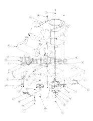 Cub Cadet M60-KW (53BH5D8X750) - Cub Cadet 60" Tank Zero-Turn Mower, 25hp Kawasaki Kawasaki Engine Assembly