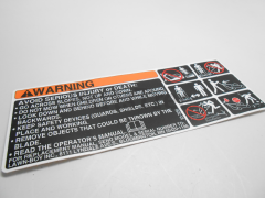 Toro 93-7250 Warning Decal