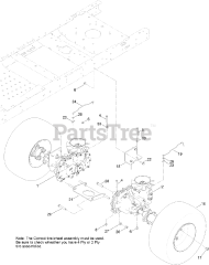 Toro 74740 (SS 5425) - Toro 54" TimeCutter Zero-Turn Mower (SN: 315000001 - 315999999) (2015) Hydro Transaxle Assembly