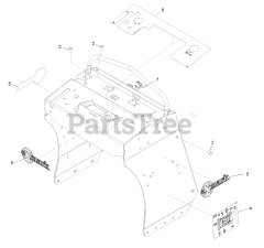 Exmark ARX440GKC24000 - Exmark 24" Stand-On Aerator, Kohler CH440 (SN: 402082300 - 404314158) (2018) Tower Assembly w/Decals