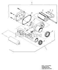 Simplicity 1692439 - Simplicity Landlord 44" Garden Tractor, 16hp Electric Lift Assembly - Service Parts