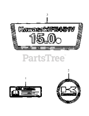 Cub Cadet G 1548 (55AE232S150) - Cub Cadet Walk-Behind Mower FH451V-AS03 Labels