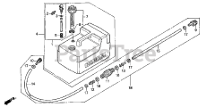 Honda BFP8 D2 XRA (BAAJ) - Honda Outboard Engine, Made in Japan (SN: BAAJ-1100001 - BAAJ-9999999) FUEL TANK