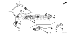 Honda EB5000X K3 AT (EBPC) - Honda Generator, Made in China (SN: EBPC-1000001 - EBPC-1499999) IGNITION COIL (2)