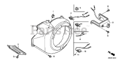 Honda GX270 UT2X SWC4 (GCBGT) - Honda Engine, Made in Thailand (SN: GCBGT-2258491 - GCBGT-9999999) FAN COVER (1)