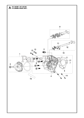 Husqvarna HH 389 OB (970505901) - Husqvarna Engine (2021-01) CYLINDER HEAD ASSY