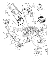 Yard Machines 12A-375G143 - Yard Machines Walk-Behind Mower (1999) (Eagle Hardware)