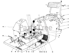 Toro 56044 - Toro 25" Premium Keylectric Rear-Engine Riding Mower (SN: 000000001 - 000999999) (1980)