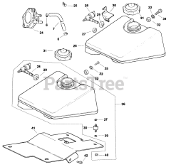 Kohler CH5-1520 - Kohler Command PRO Engine, Basic Version, 5hp Fuel System - Tank (TP-2356-A) Rev 10/26/2006