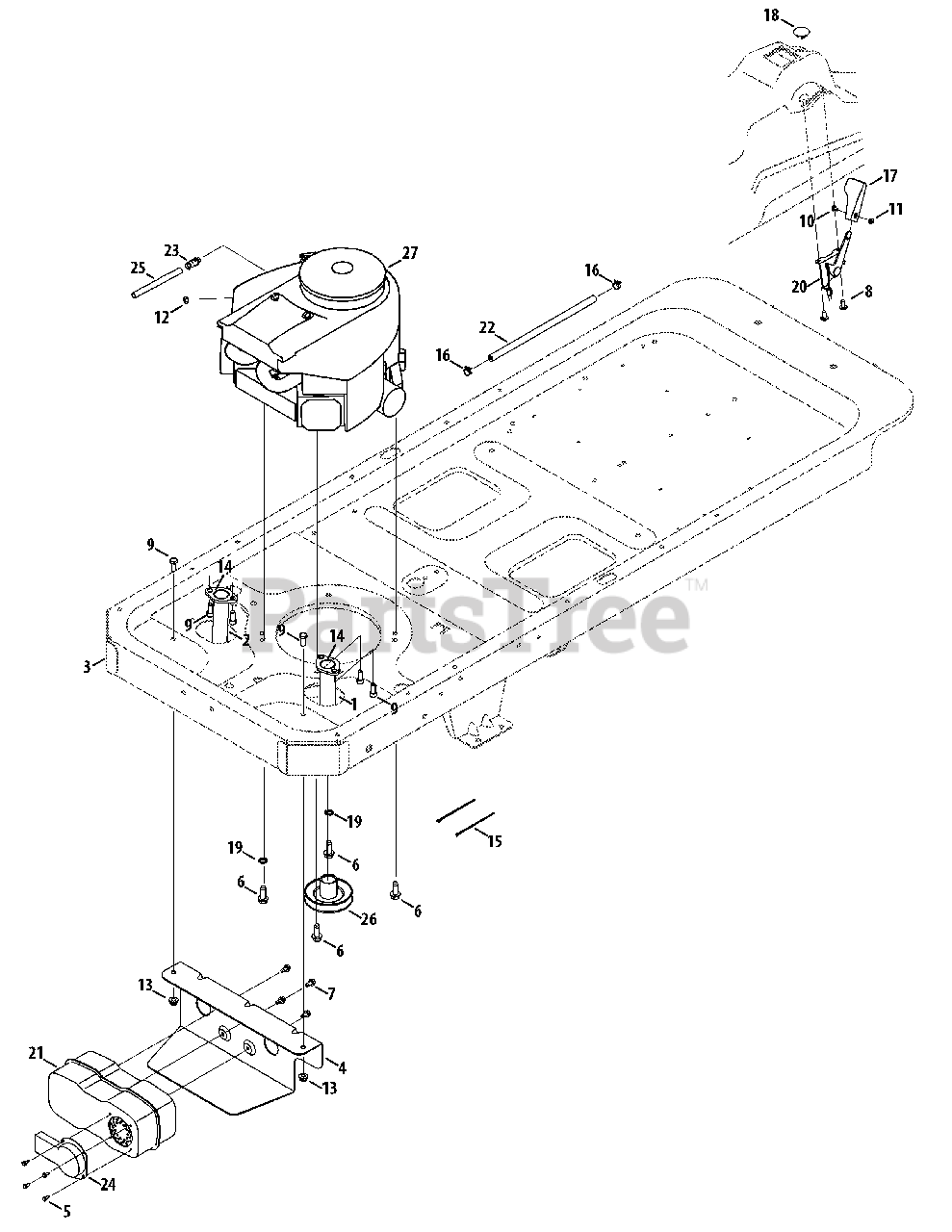 Craftsman 247.250020 (17AK2ACP099) - Craftsman ZTL7000 Zero-Turn Mower