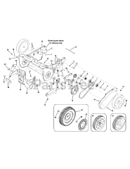 MTD 31AM2N1B706 - MTD Snow Thrower (2009)