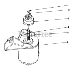 Toro 20790 - Toro Walk-Behind Mower (SN: 002000001 - 002999999) (1982) Starter Motor