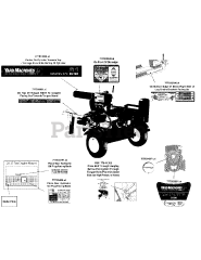 Yard Machines 24BF51MX700 - Yard Machines Gold Log Splitter (2015)