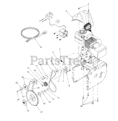 White Outdoor SB-750 (31AD6K3E190) - White Outdoor Snow Boss Snow Thrower (2001)