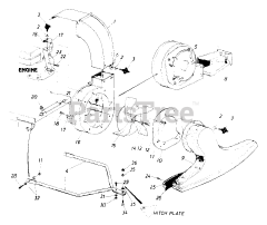 MTD 322-938 (242-685-134) - MTD Walk-Behind Blower Vacuum (1992) (Home Depot)
