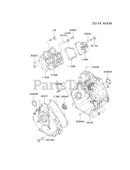 Kawasaki FE290D-AS22 - Kawasaki Engine CYLINDER/CRANKCASE
