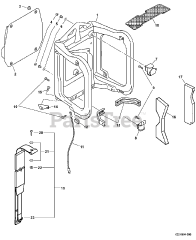 Echo PB-60 HT - Echo Backpack Blower Backpack Frame, Harness  S/N: 001001 - 568895