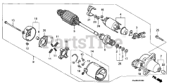 Honda GD320 QAAE (GPB) - Honda Engine, Made in Japan (SN: GPB-1000001 - GPB-1008896) STARTER MOTOR (1)