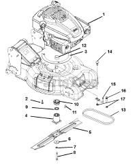 Gravely 911222 (BRSP 21) - Gravely Blade Runner 21" Walk-Behind Mower, Kohler XT-7 (SN: 000101 & Above)
