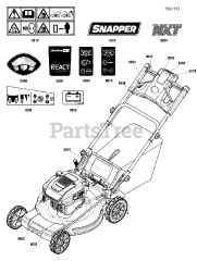 Snapper ENXT 22875E (7800873) - Snapper 22" Walk-Behind Mower, 8.75hp