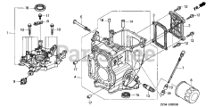 Honda BF15 D4 LGA (BALJ) - Honda Outboard Engine, Made in Japan (SN: BALJ-1100001 - BALJ-1199999) CYLINDER BLOCK
