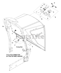 Exmark FRCK604 - Exmark Ultra Vac QDS Bagger for 60" Front Runner Mower (SN: 670000 - 719999) (2007) Fill Sensor