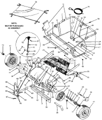 Cub Cadet 483 (190-483-100) - Cub Cadet 38" Lawn Sweeper