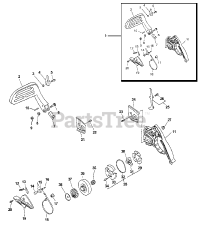 Echo CS-4400 - Echo Chainsaw (Type 1E) (SN: 001001 - 101000)