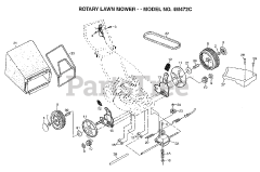 Electrolux/AYP 4M472 C - Electrolux/AYP Walk-Behind Mower (1996)