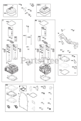 Briggs & Stratton 305447-0633-B5 - Briggs & Stratton Horizontal Engine