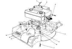 Toro 16775 - Toro Walk-Behind Mower (SN: 009000001 - 009999999) (1989) Engine Assembly