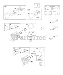 Briggs & Stratton 385447-0199-G1 - Briggs & Stratton Horizontal Engine Cylinder Heads, Valve Covers