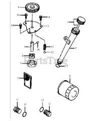 Cub Cadet G 1548 (55AE232S150) - Cub Cadet Walk-Behind Mower FH451V-AS03 Lubrication Equipment