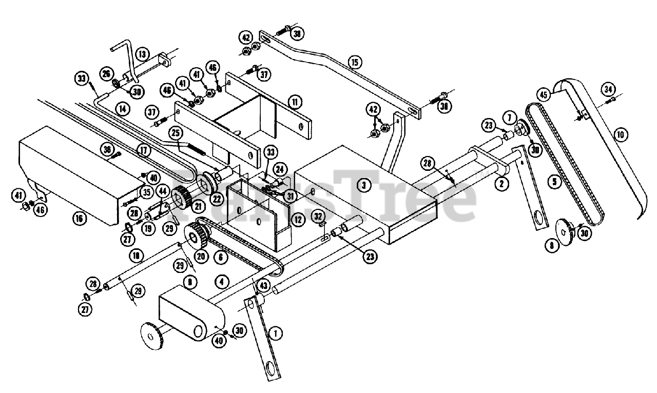 Toro LMR30 Toro 30" Reel Mower Deck (1960) REEL MOWER PARTS LIST